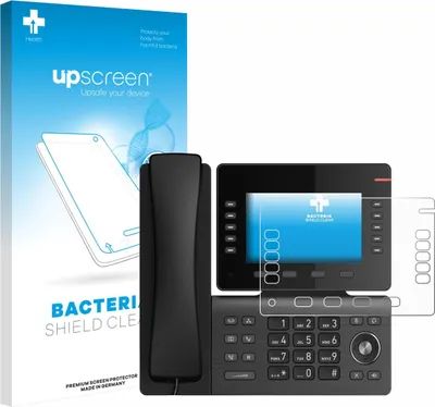 Produktbild von upscreen Schutzfolie für Snom D865 Displayschutz Displayschutzfolie Folie Klar antibakteriell