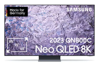 Zdjęcie produktu dla Samsung GQ75QN800CT, 190,5 cm (75"), 7680 x 4320 px, Neo QLED, Smart TV, Wi-Fi, Srebrny