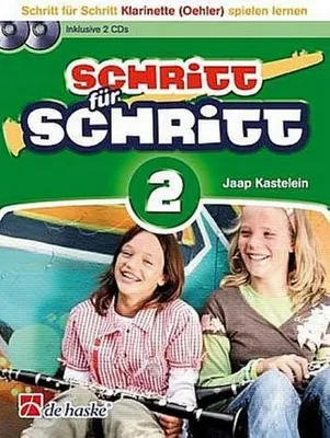 Produktbild von Schritt für Schritt, für Klarinette (Oehler), m. 2 Audio-CDs. Bd.2