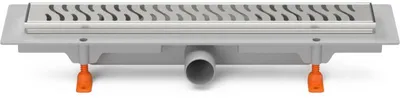 Productafbeelding van Chud?j vloerafvoer, 550 mm, zijuitlaat D40, Harmony-mat met roestvrijstalen frame, model CH 550 HN 1
