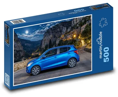 Produktbild von Puzzle 500 Stadtauto an Klippe - martinpuzzle