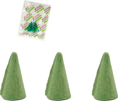 Produktbild von KNOX Räucherkerzen XXL Riesen 3er Set "Tanne" - mit 3er Probe "Meeresbrise" - Angenehmer Duft von Wäldern und Bäumen - Große Räucherkerzen