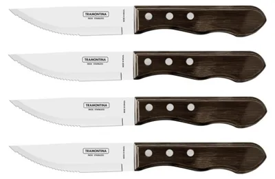 Obrázok produktu pre Sada 4 ks Jumbo steakových nožov Tramontina hnedá 29899151