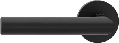 Produktbild von Griffwerk Türgriffgarnitur Lucia PROF  - Schraubtechnik rund - smart2lock 2.0 - DIN Links - Graphitschwarz