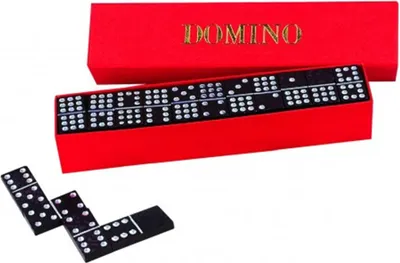 Obrázek produktu pro Domino společenská hra dřevo 28ks