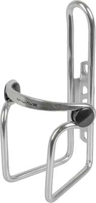 Produktbild von M-WAVE Flaschenhalter Knob Alu 6mm mit Knopf Trinkflaschenhalter Silber