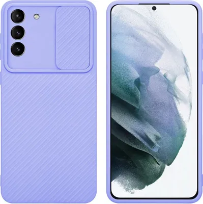 Immagine prodotto di Cadorabo custodia per Samsung Galaxy S21 PLUS custodia protettiva in viola custodia del telefono cellulare TPU custodia cover fotocamera protezione