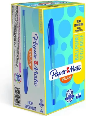 Zdjęcie produktu dla PAPER MATE Kugelschreiber InkJoy 100 Kappe Blau 50 Stück