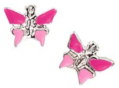 Produktbild von Scout Kinder Ohrringe Ohrstecker Silber Schmetterling pink Mädchen 262127100