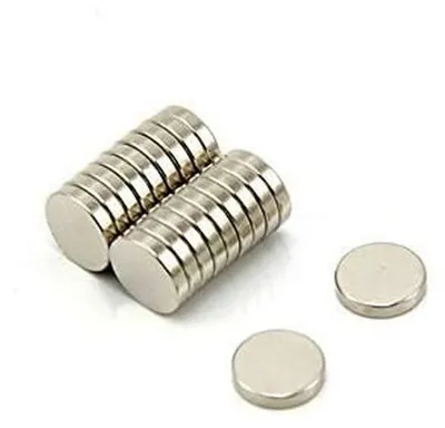 Neodym-Magnet 10x2mm N35, 1kg Zugkraft, 20 Stück
