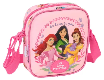 Produktbild von Safta Princesas Disney 16x18x4 Cm Umhängetasche Rosa  Kinder Rosa One Size