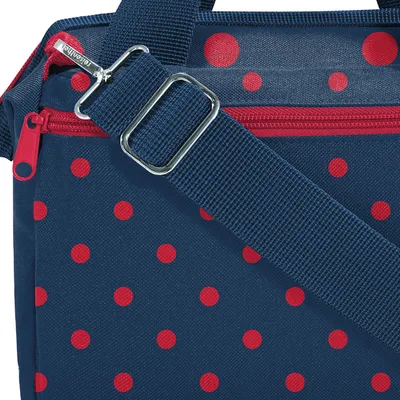 Produktbild von reisenthel allrounder cross, Schultertasche, Tasche , Handtasche, Polyestergewebe, Mixed Dots Red, 4 L, MQ3075