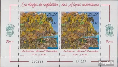 Produktbild von Briefmarken Monaco 1997 Mi 2385Klb Kleinbogen (kompl.Ausg.) postfrisch Arbortum