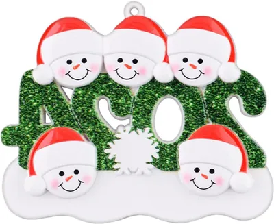 Obrázok produktu pre Vianočná dekorácia pre rodinu – Vianočný ornament, nástenná dekorácia – Oslava sviatkov – Materiál: živica – Rozmery: 9 x 68 cm – Vianočná rodinná dekorácia