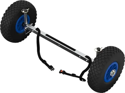 Immagine prodotto di Acciaio inox carrello SUP ruote per Stand Up Paddleboard carrello di trasporto SUPROD UP260, nero/blu