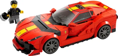 Produktbild von LEGO 76914 Speed Champions Ferrari 812 Competizione, Sportwagen und Spielzeug-Modell-Bausatz, Serie 2023, Auto-Sammlerfahrzeug-Set