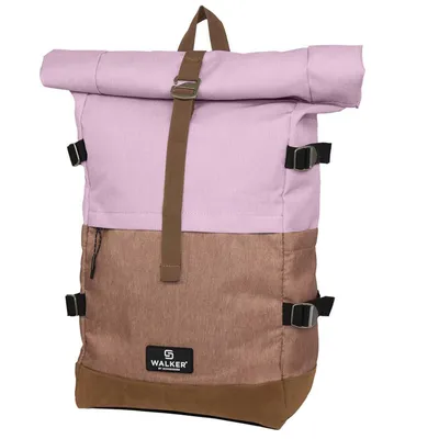 Produktbild von walker® 42156-322 Schulrucksack Roll up two - Mauve /Biscuit