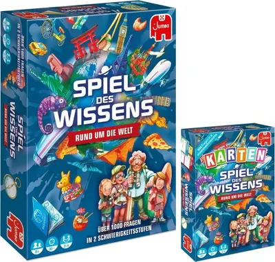Produktbild von Jumbo Spiel des Wissens + Spiel des Wissens Kartenspiel