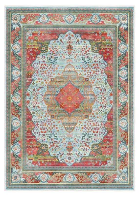 Image de Tapis Moquette en polyester orange 80 x 150 cm antidérapant poils 5 mm