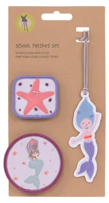 Obrázok produktu pre Neformálne prívesky a nášivky – školská sada Unique, Mermaid