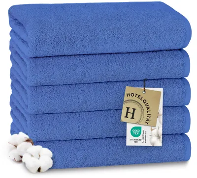 Produktbild von 5er Set Duschtücher, 70x140 cm, royal