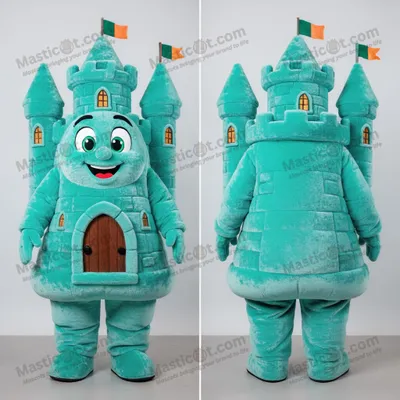 Immagine prodotto di Mascotte MASTICOT Gonfiabile Castello Irlandese Turchese