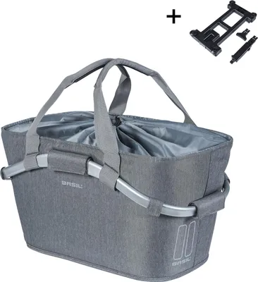 Immagine prodotto di BASIL Cestino portabagagli "2Day Carry All MIK 2.0", grigio