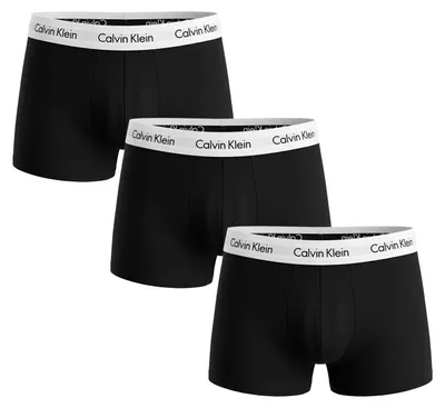 Zdjęcie produktu dla Calvin Klein 3 Pack Men's Low Rise Trunk Boxer Shorts Majtki: L Rozmiar: L