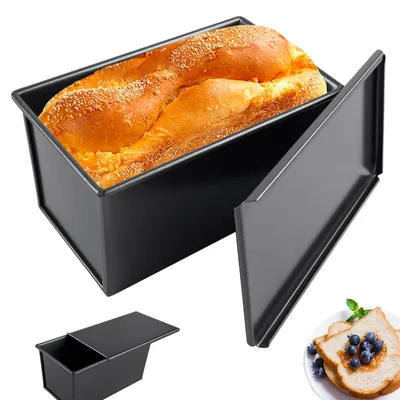 Broodbakform mit Deckel, Antihaft, 21,1 x 11 x 10,1 cm, bis 230 °C