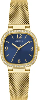 Produktbild von Guess Damen Uhr Armbanduhr TAPESTRY GW0354L6 Edelstahl gold