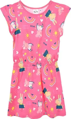 Produktbild von Peppa Wutz Pig Kinder Mädchen Sommerkleid Kleid – Pink / 110