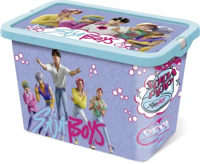 Produktbild von STOR Aufbewahrungsbox für Kinder Kpop Demon Hunters mit Klickverschluss 7 Liter