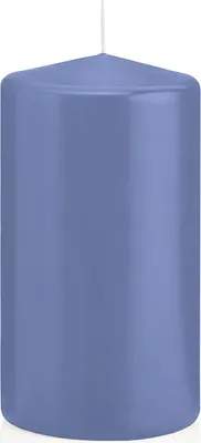 Produktbild von Stumpenkerzen Grau-Blau Ø 38 x 60 mm, 24 Stück