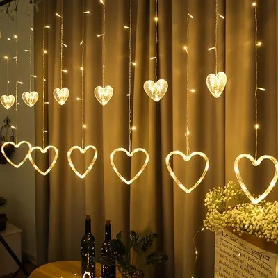 Produktbild von Hartförmige LED-Lichtschnur für Schlafzimmer, Wohnzimmer, romantische Dekoration, 3,5 m