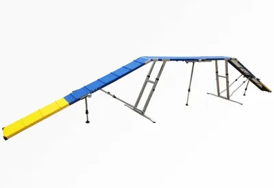 Productafbeelding van Agility Hondenbrug Brug Professioneel - Loopbrug Kattenloop Loopplank - Honden Training Sport en Wedstrijd - Agility en Behendigheid Hond - Outdoor