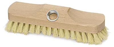 Produktbild von Schrubber mit Bart 22 cm - Robuste Reinigungsbürste für Böden mit Gewinde, 1 Stück