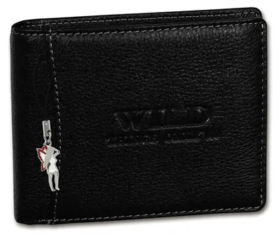 Obrázok produktu pre Wild Things Len kožené dámske pánske čierne 12,5x2,5x9,5cm D2OPJ114S
