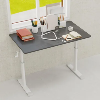 Produktbild von Verstellbarer Schreibtisch für Kinder & Erwachsene-Höhenverstellbarer Mehrzweck-Schreibtisch für Zuhause/Büro kompaktes Design