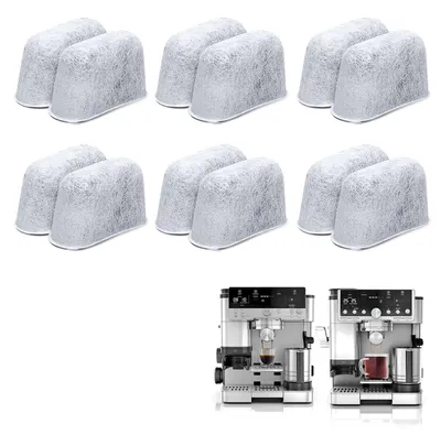 Obrázok produktu pre Filtre na vodu s aktívnym uhlím, náhradné filtre pre kávovar Ninja Luxe Café, balenie 12 kusov