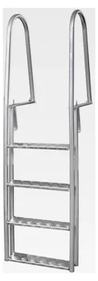 Produktbild von Aluminium Poolleiter 4 Stufen 167 cm