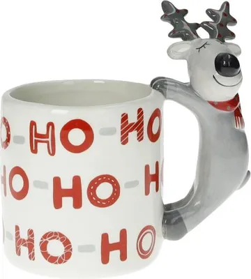 Immagine prodotto di Mug Ho-Ho-Ho Renna Grigia Dolomite