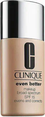 Obrázok produktu pre Clinique Even Better Makeup Broad Spectrum SPF 15, Fľaša, Krém, Tmavá koža, Béžová, CN 74, Beige