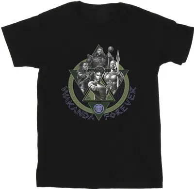 Produktbild von Marvel - "Wakanda Forever" T-Shirt für Herren BI43697 (S) (Schwarz)