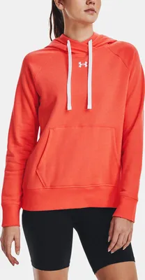 Produktbild von Under Armour Damen Rival Fleece HB Hoodie - 1356317, Farbe:Orange, Textil:M