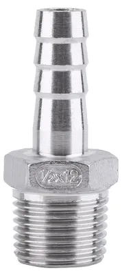 Rohrverschraubung Edelstahl 304, 1/2" x 12 mm, BSP Außengewinde