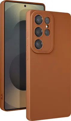 Produktbild von Avizar, Hülle für Samsung Galaxy S25 Ultra Mattsilikon, Braun