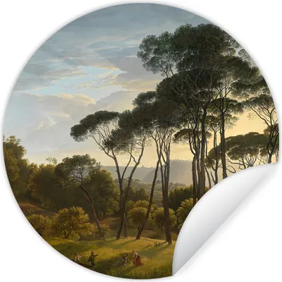 Produktbild von MuchoWow® - Tapetenkreis - Wandbild rund - Schlafzimmerdekoration - Wanddeko - runde Tapete - Kunst für zu Hause