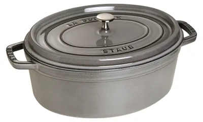Immagine prodotto di Staub cocotte ovale grigio grafite 33cm 40509-324-0
