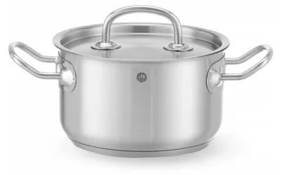 Image de HENDI Marmite à viande - avec couvercle, Kitchen Line, 1,9L, ⌀160x(H)95mm