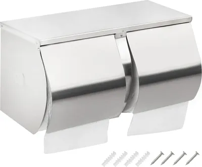 Produktbild von Toilettenpapierhalter,Edelstahl Toilettenpapierhalter,Wandmontierter Toilettenpapierhalter ohne Bohren,geeignet für Badezimmer und Toiletten